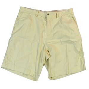 Tommy Bahama Shorts Men 36 Yellow Pastel 9" Inseam Casual Relaxed Travel Coastal
